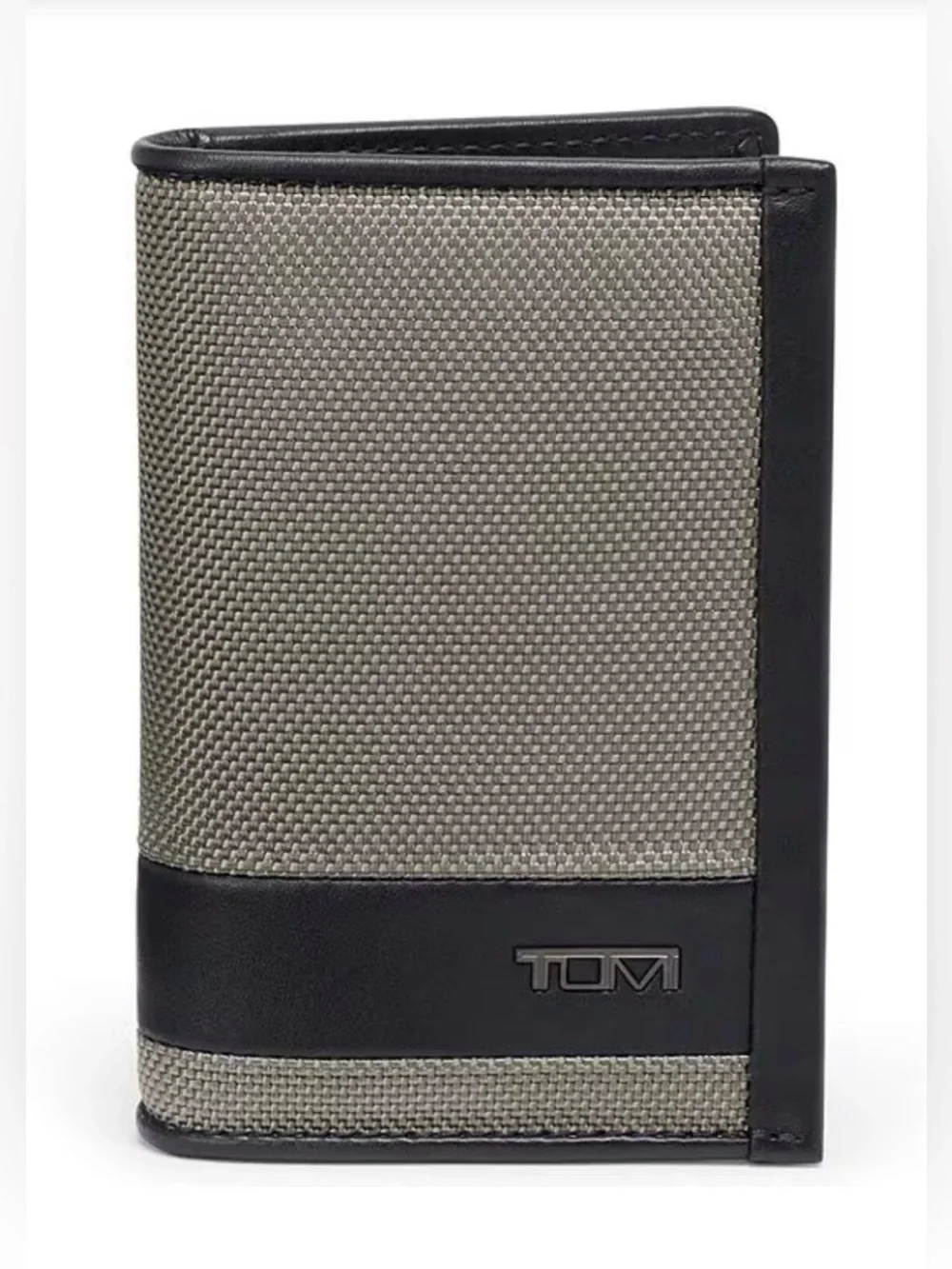 NEW Tumi ALPHA Ballistic Nylon Multi Window ID Card Case Wallet - GRAY ALLOY